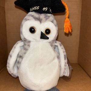 TY Beanie Baby Wiser the Owl